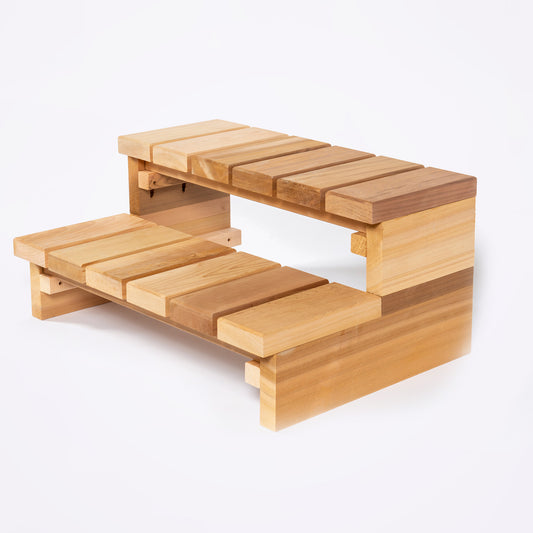 2 Tier Step with Straight Top Tread