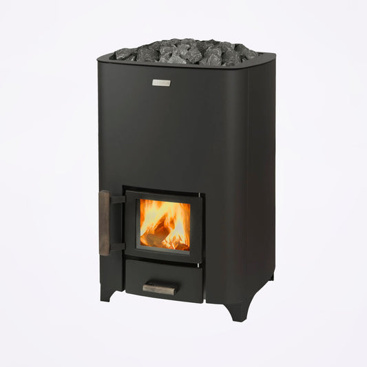 Narvi NC Black Wood Burning Heater