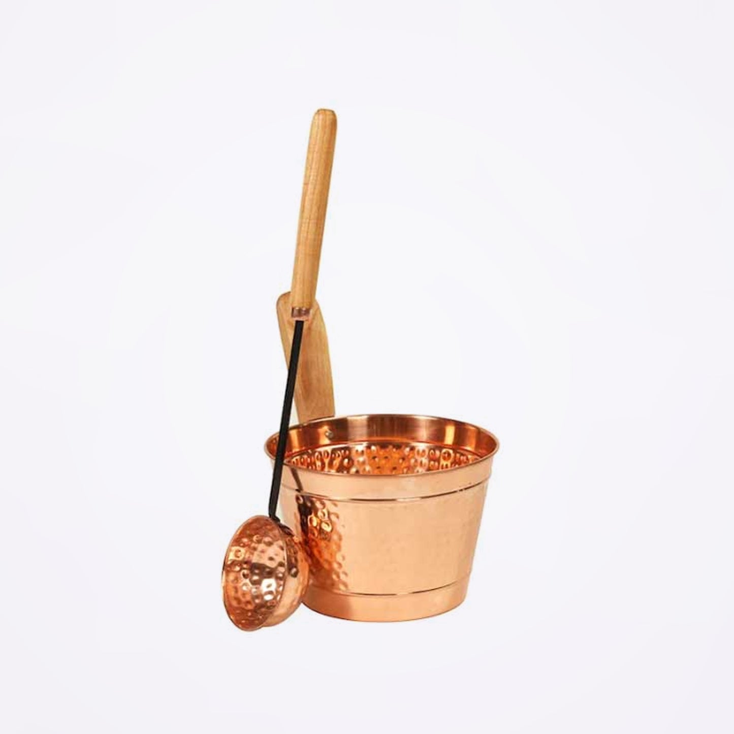 Rento Copper Sauna Bucket W/Ladle