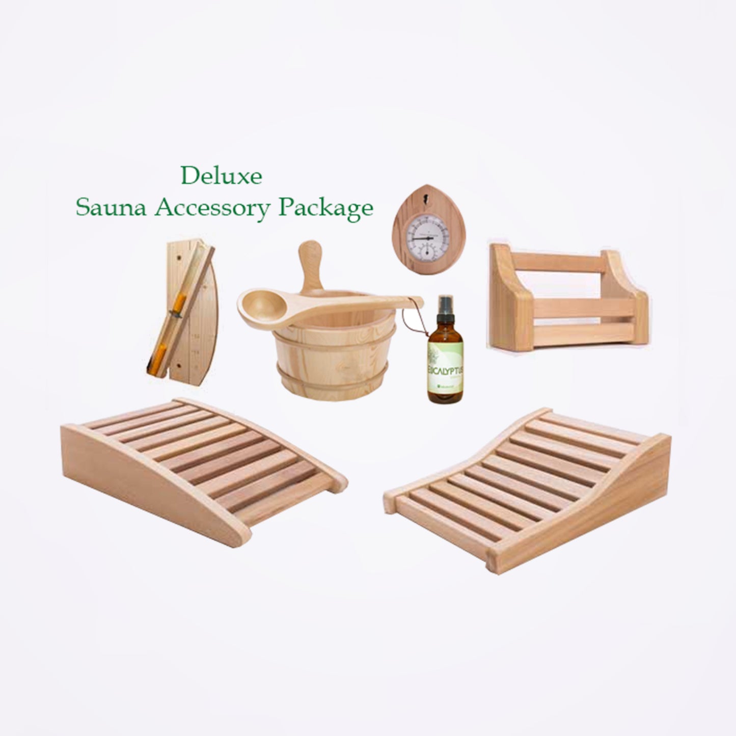 Ensemble d'accessoires de sauna de luxe