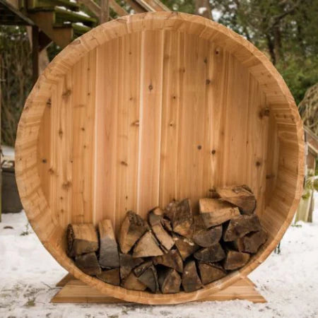 5' Knotty Cedar Firewood Storage