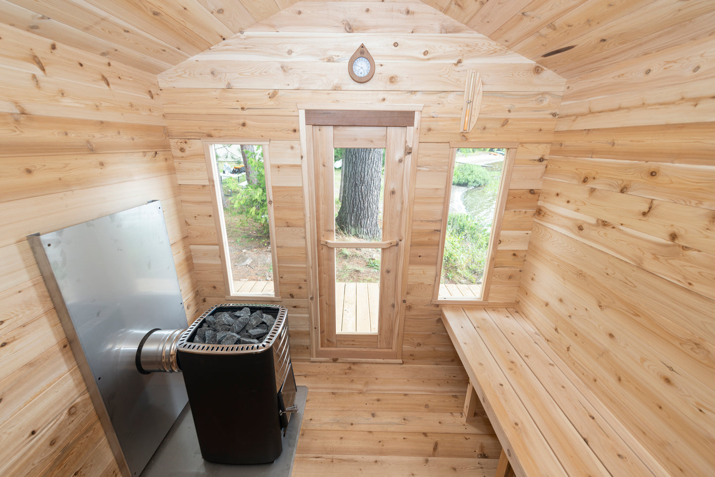 Georgian cottage sauna