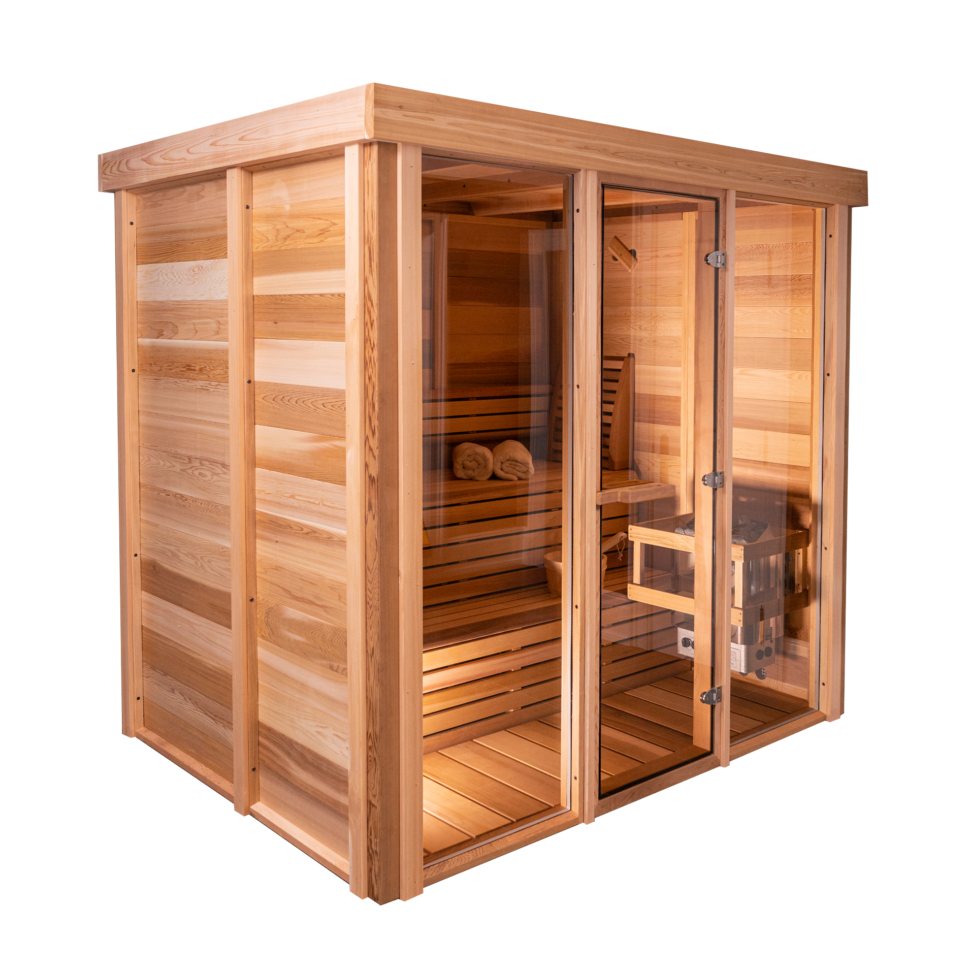 PU570 PU572 Indoor - Red cedar wood – KÄBAN Saunas