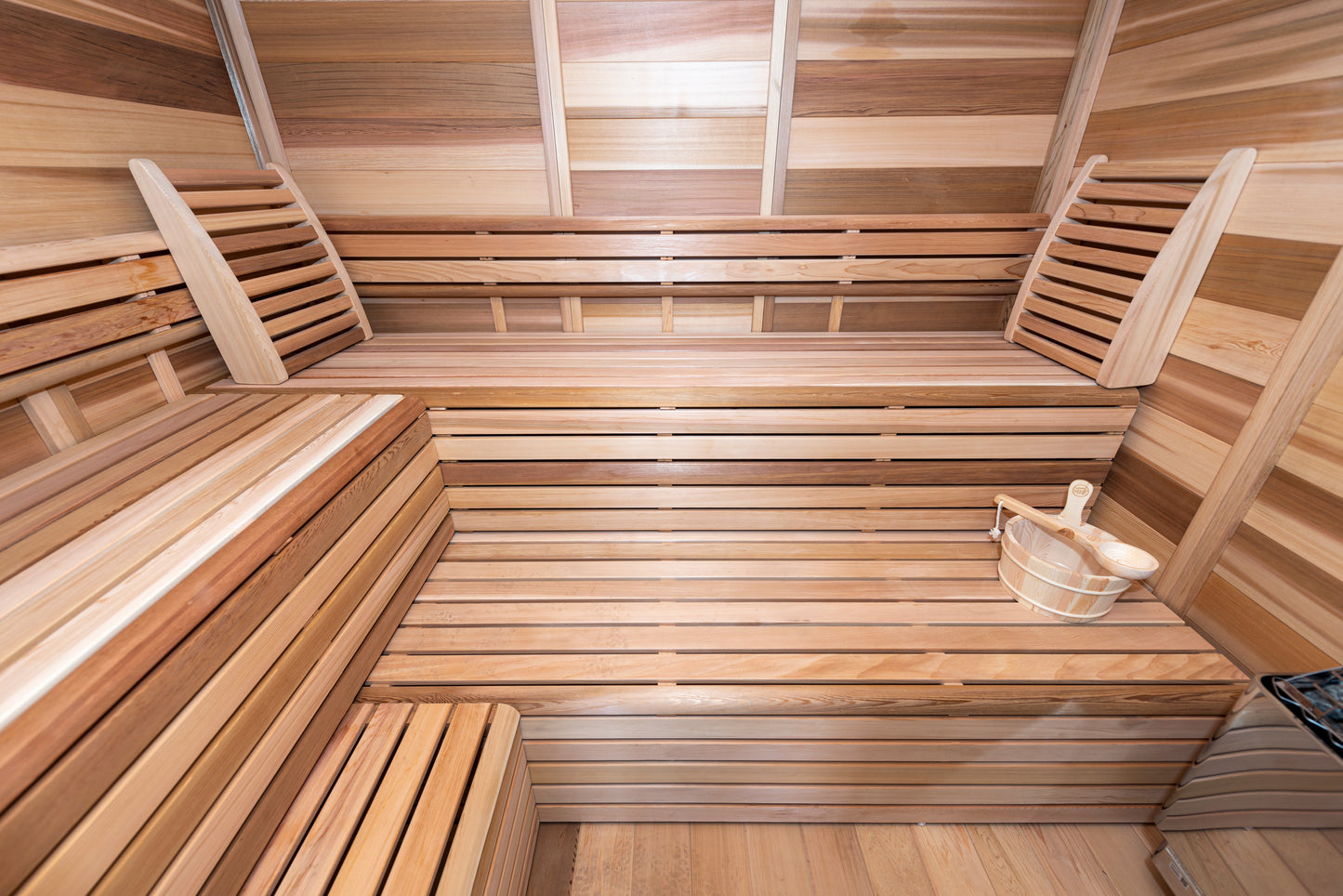 Pure Cube Outdoor Sauna with Porch