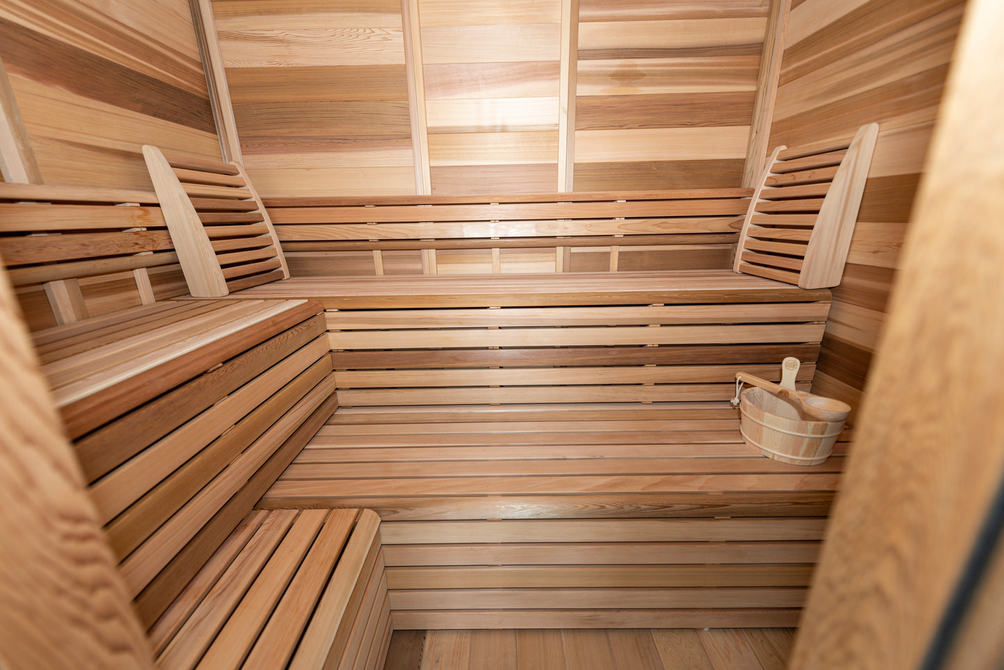 Pure Cube Outdoor Sauna with Porch