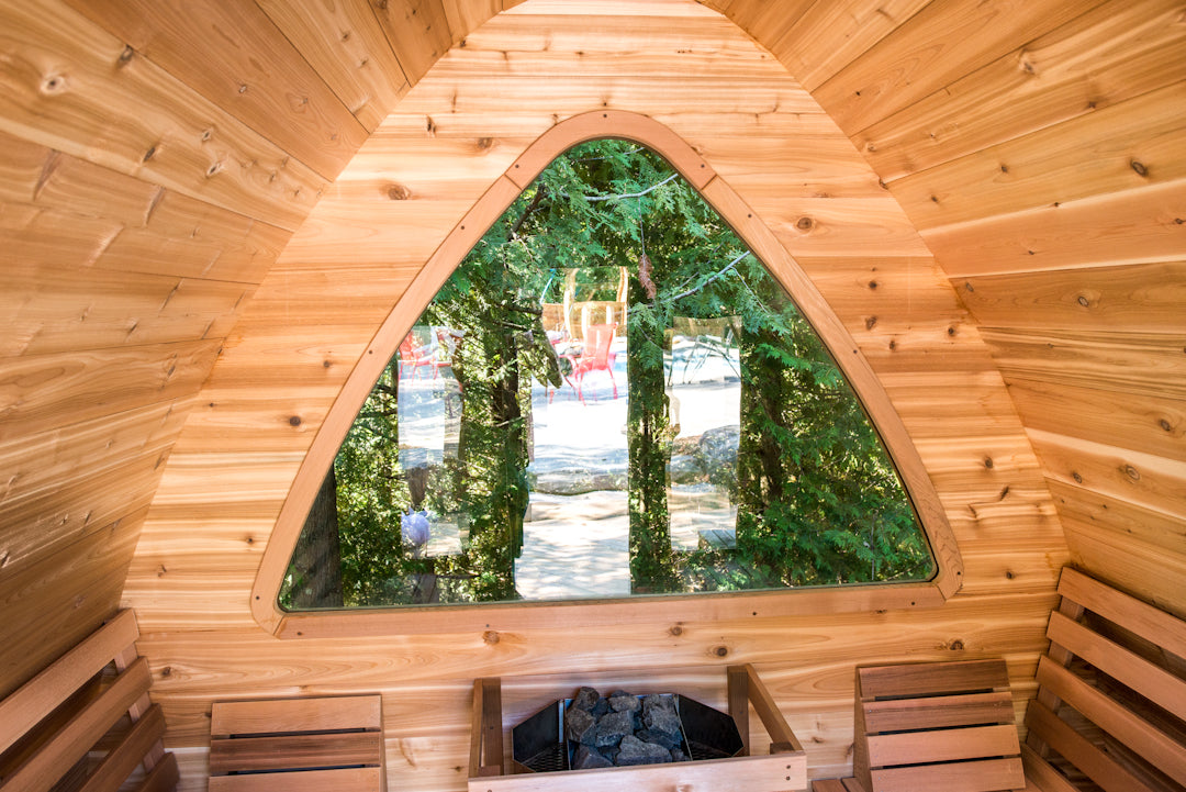 Pod with Porch - Red cedar wood