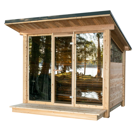 Mountain View - Red cedar wood