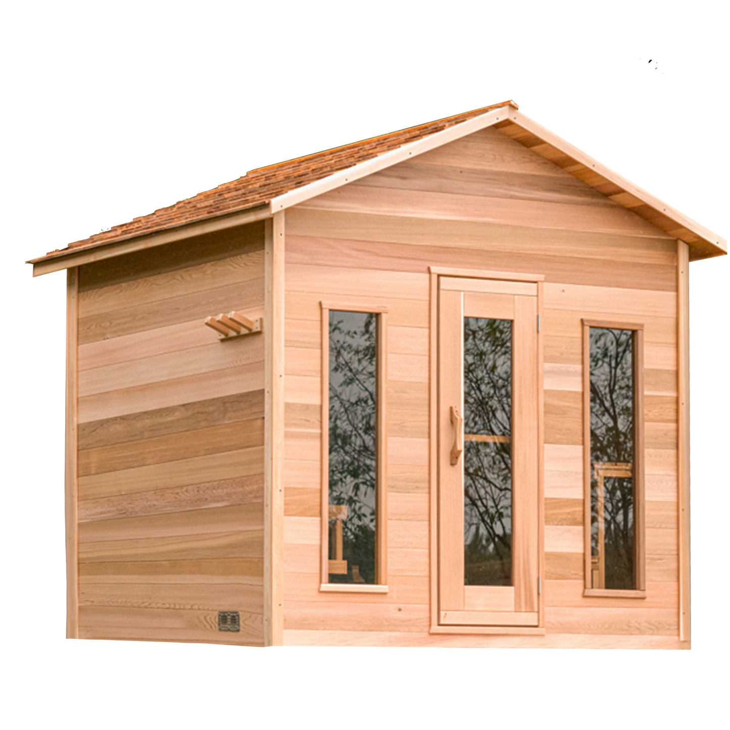 Outdoor Cabin - Red cedar wood
