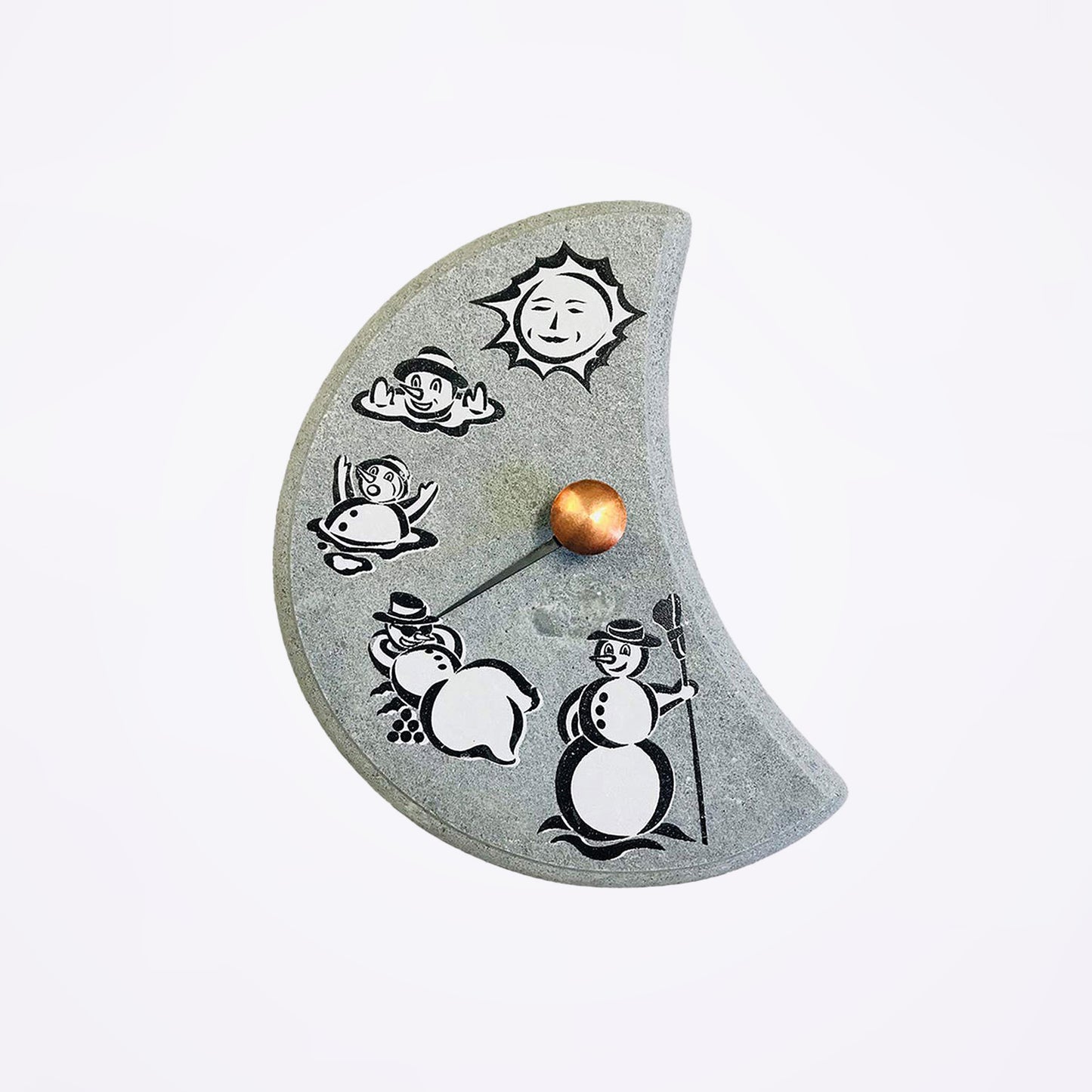 LUMIUKKO, Snowman Soapstone Thermometer