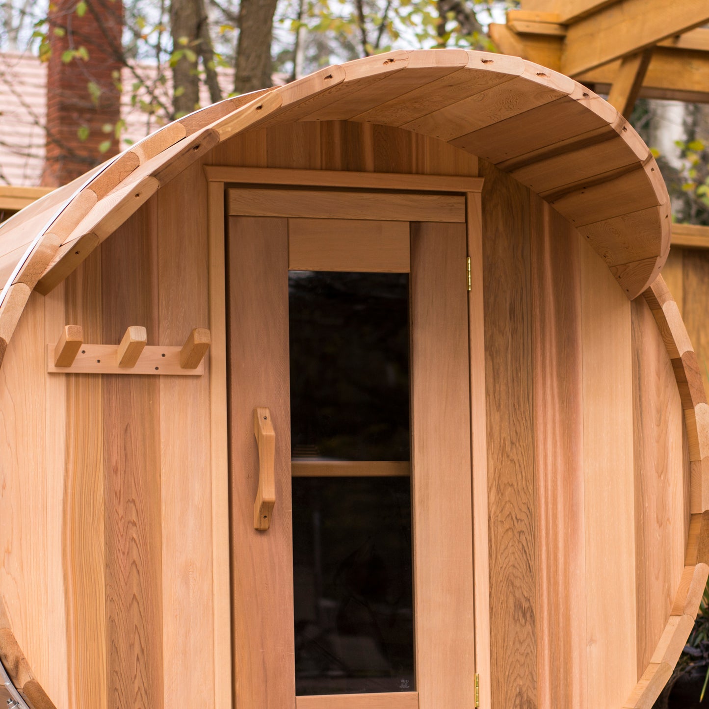 Kit de corniche à débordement (14 pièces) Cèdre rouge clair