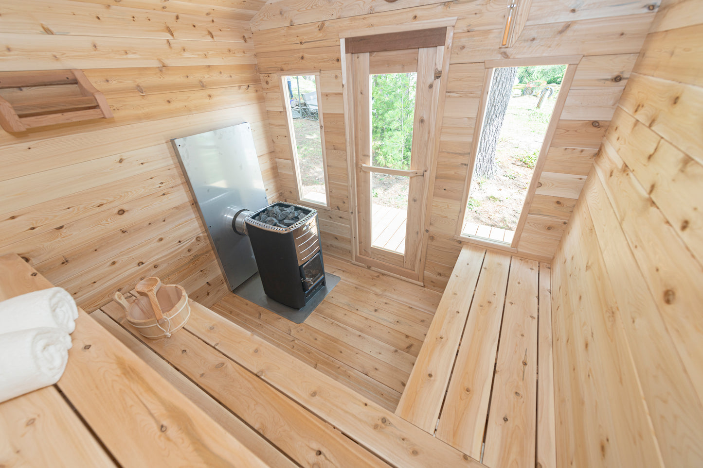 Georgian cottage sauna