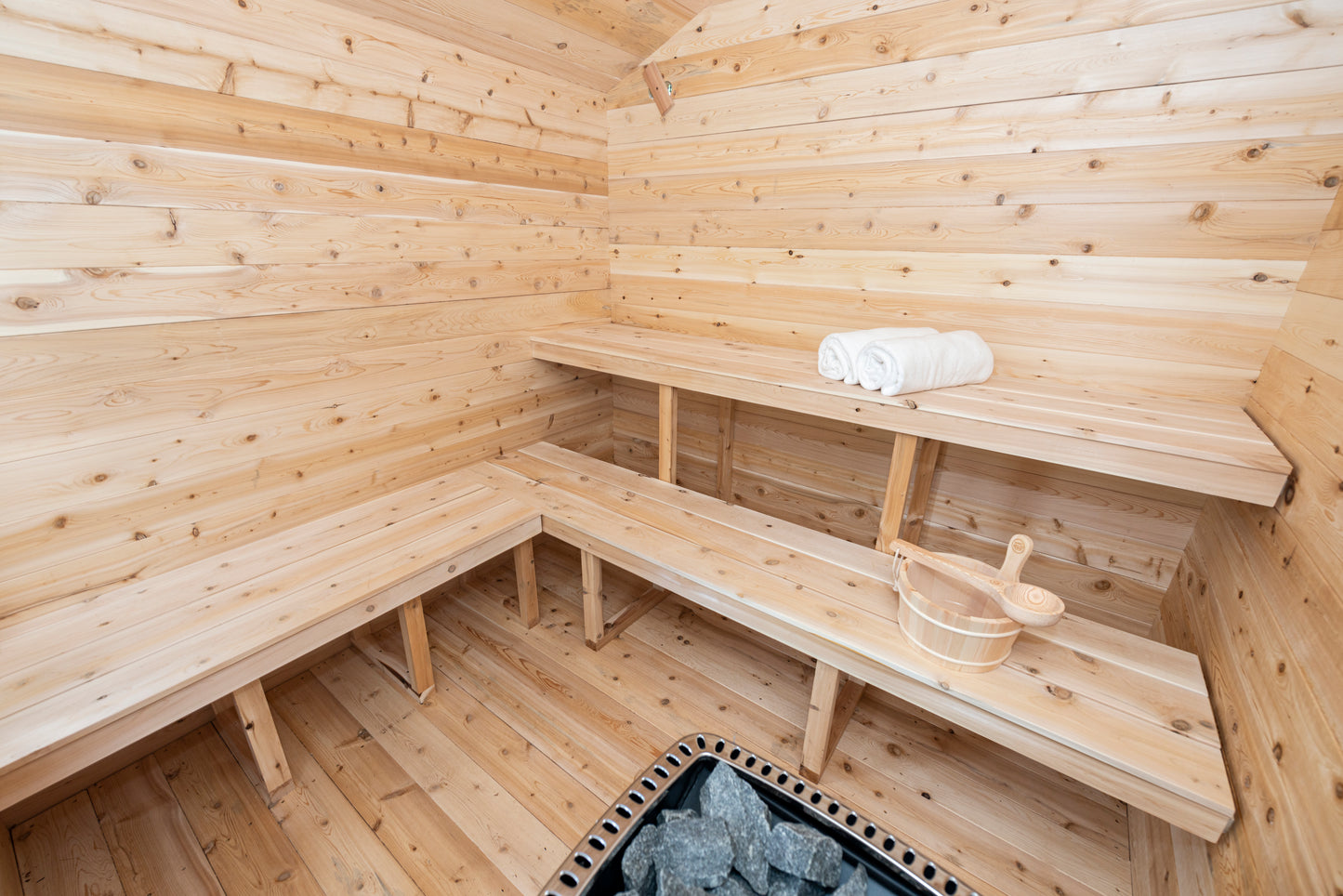Georgian cottage sauna