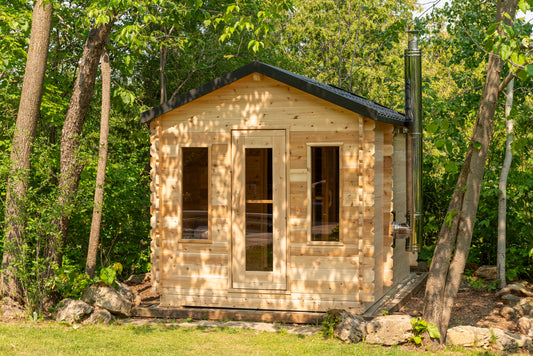 Georgian chalet sauna with changing room