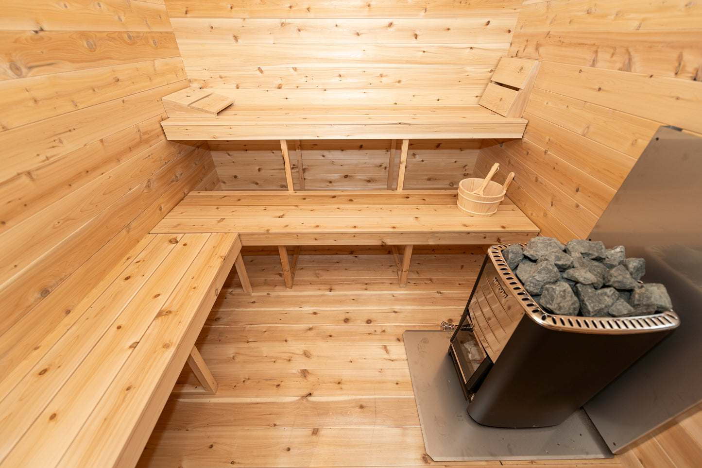 Georgian chalet sauna with changing room