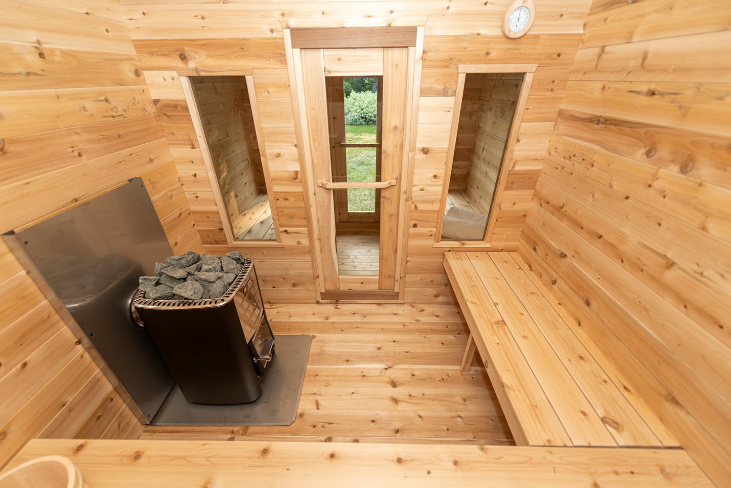 Georgian chalet sauna with changing room