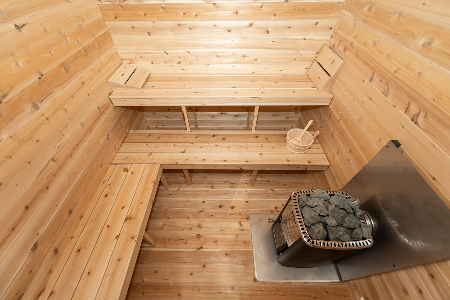 Georgian chalet sauna with changing room