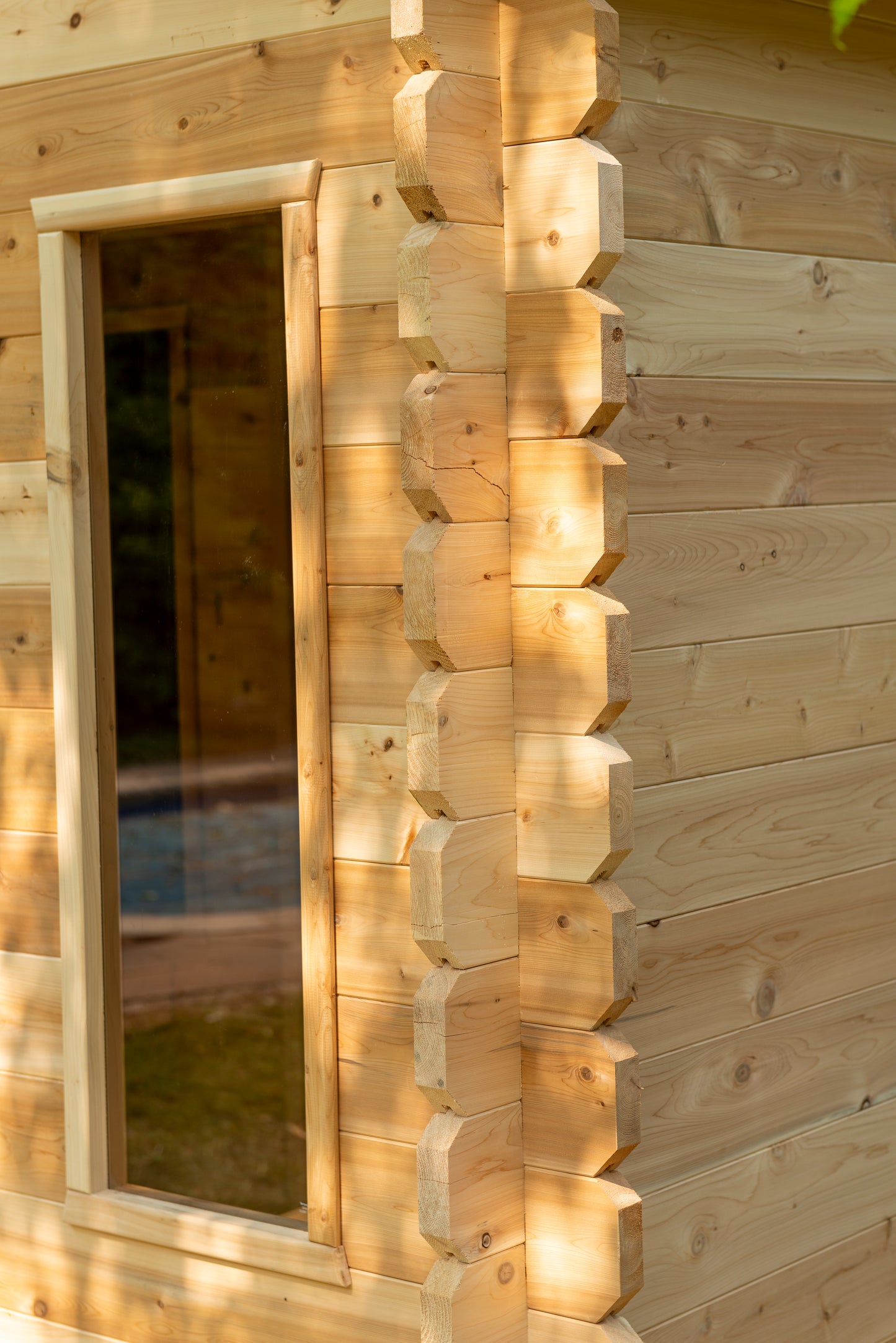 Georgian chalet sauna with changing room
