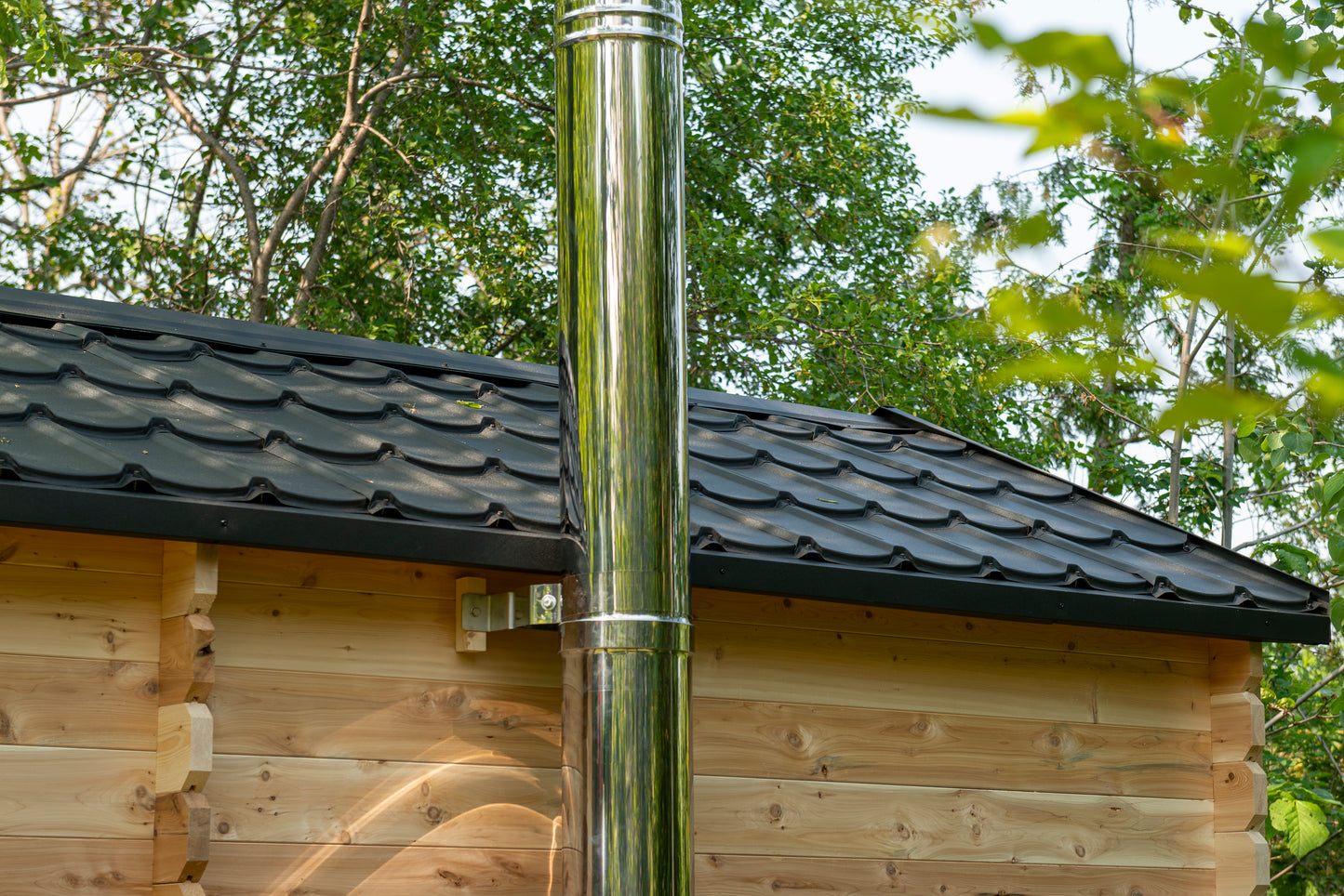 Georgian chalet sauna with changing room