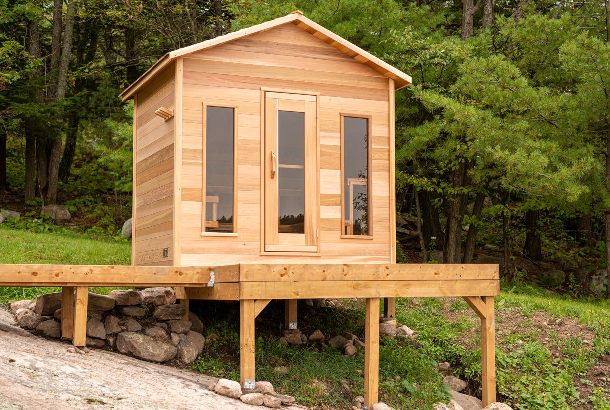 Cabane extérieure - Bois de cèdre rouge