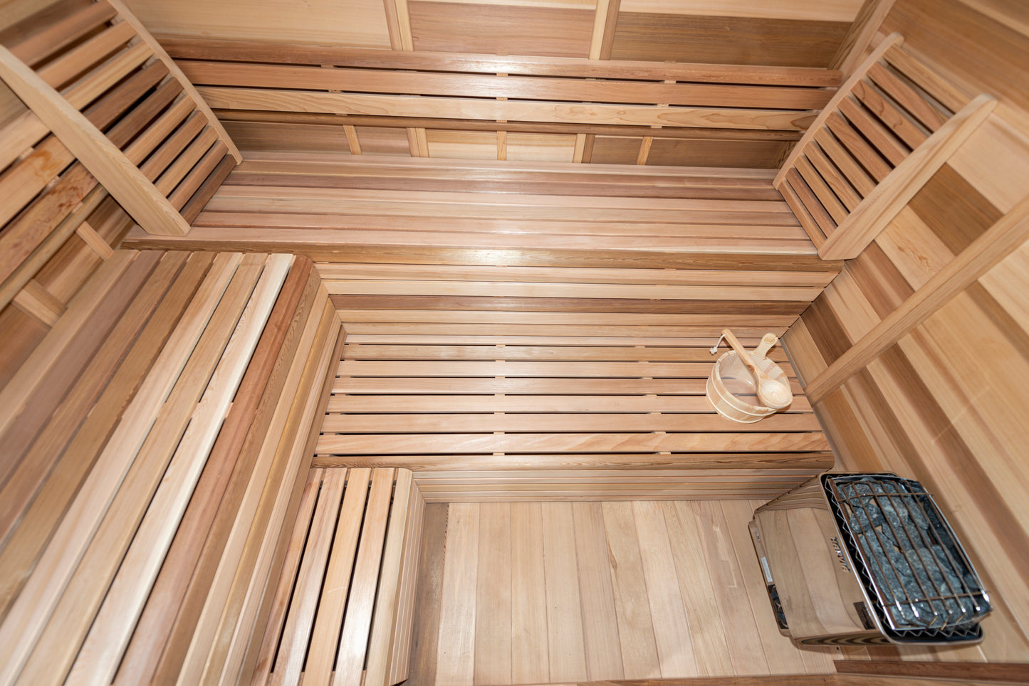 Pure Cube Outdoor Sauna with Porch