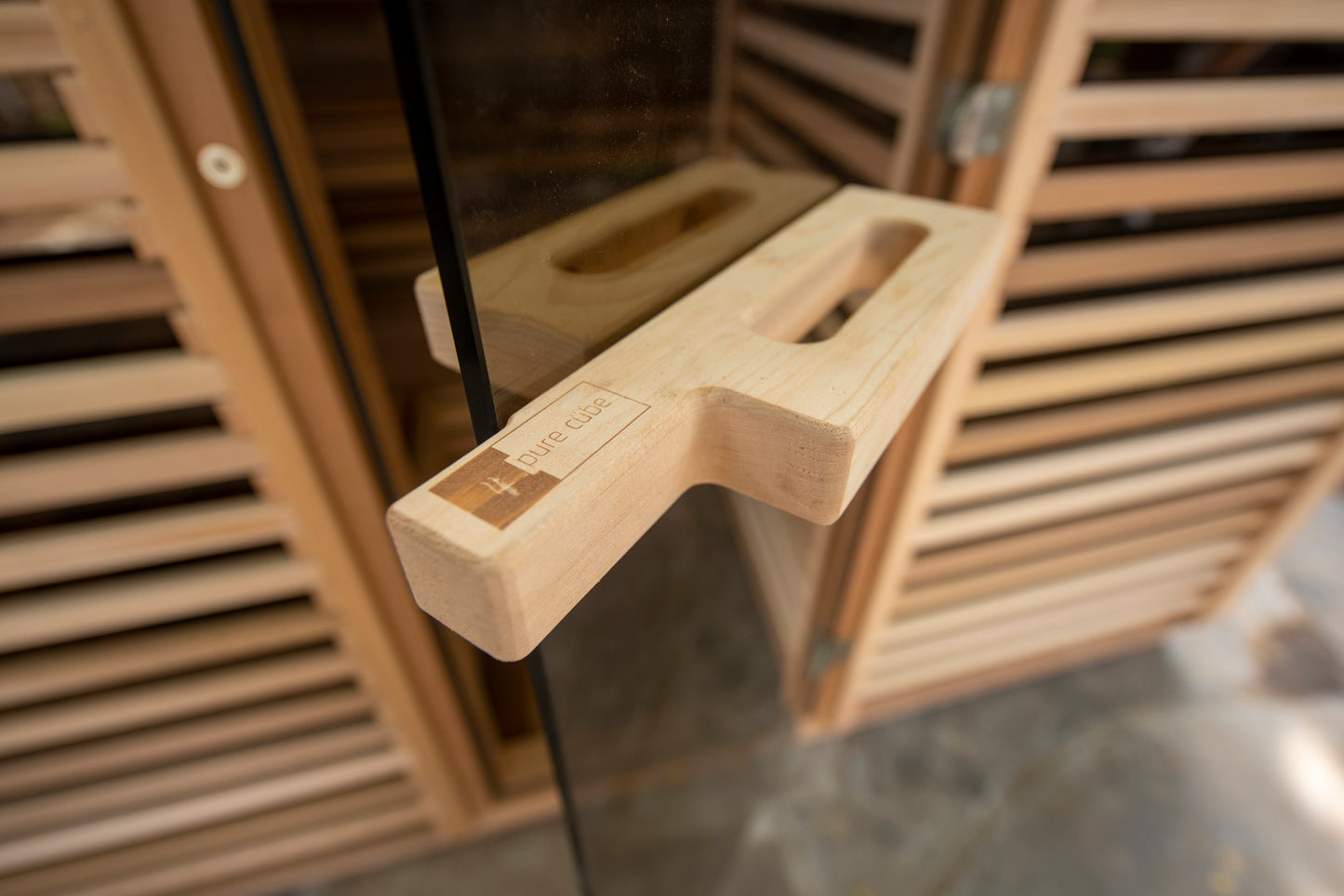 Pure Cube Outdoor Sauna with Porch