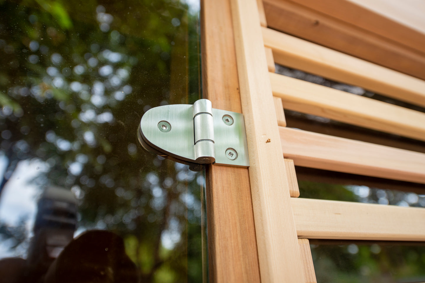 Pure Cube Outdoor Sauna with Porch