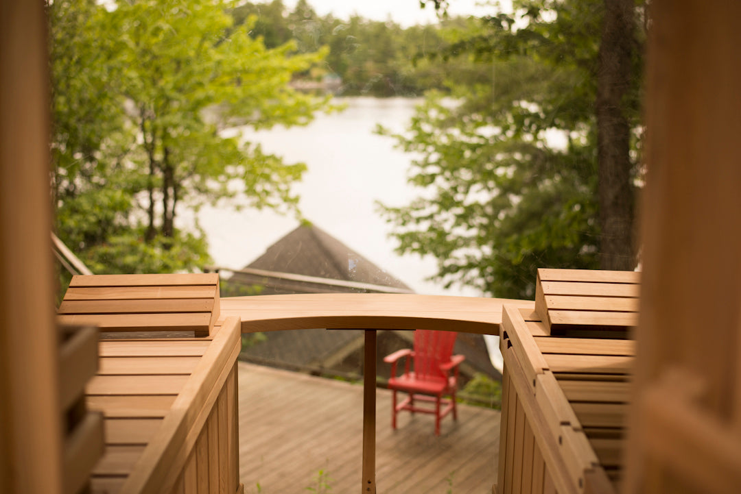 Panoramic with Changeroom - Red cedar wood