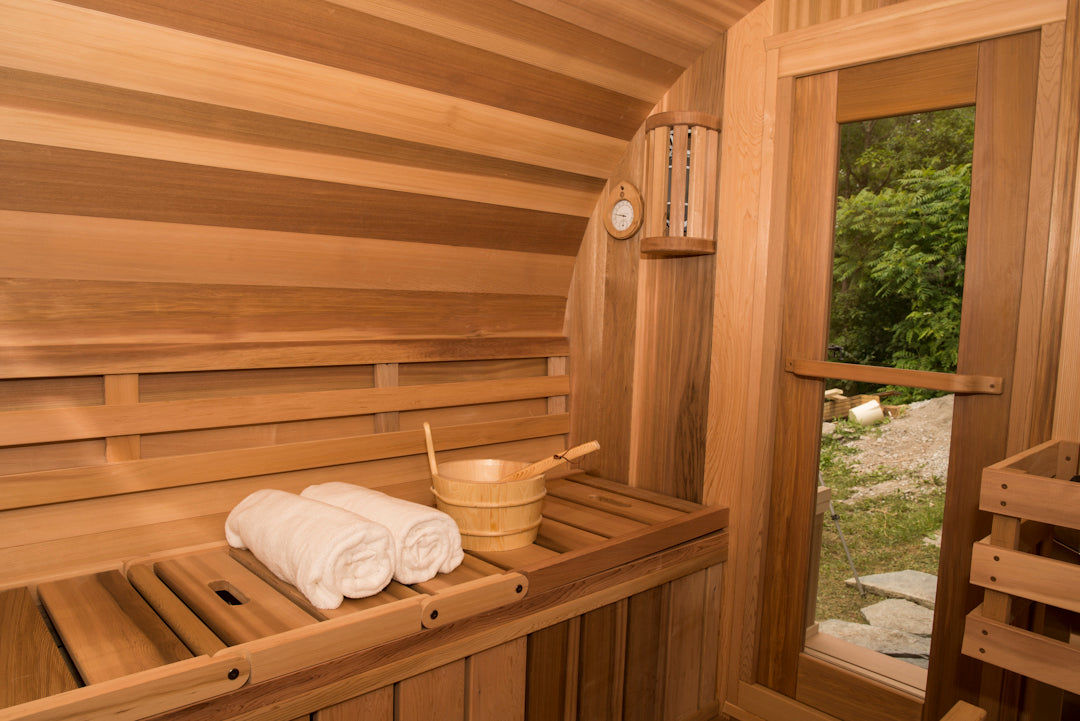 Panoramic with Changeroom - Red cedar wood