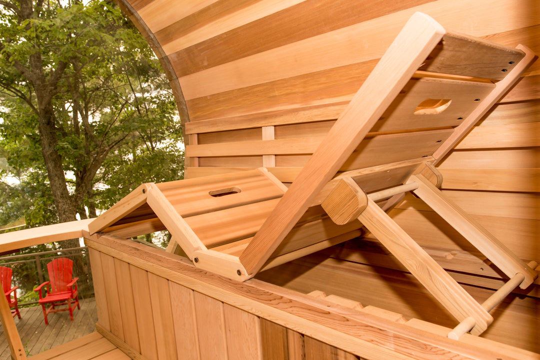 Panoramic with Changeroom - Red cedar wood