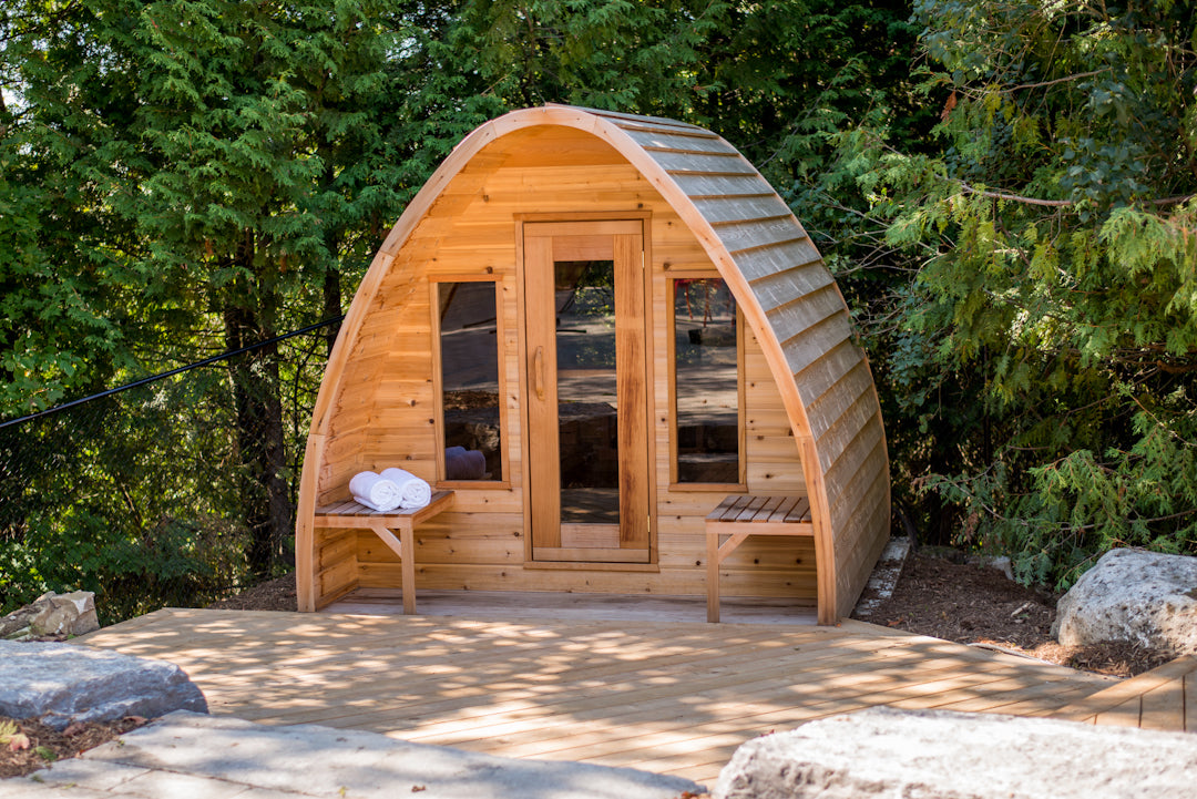 Pod with Porch - Red cedar wood