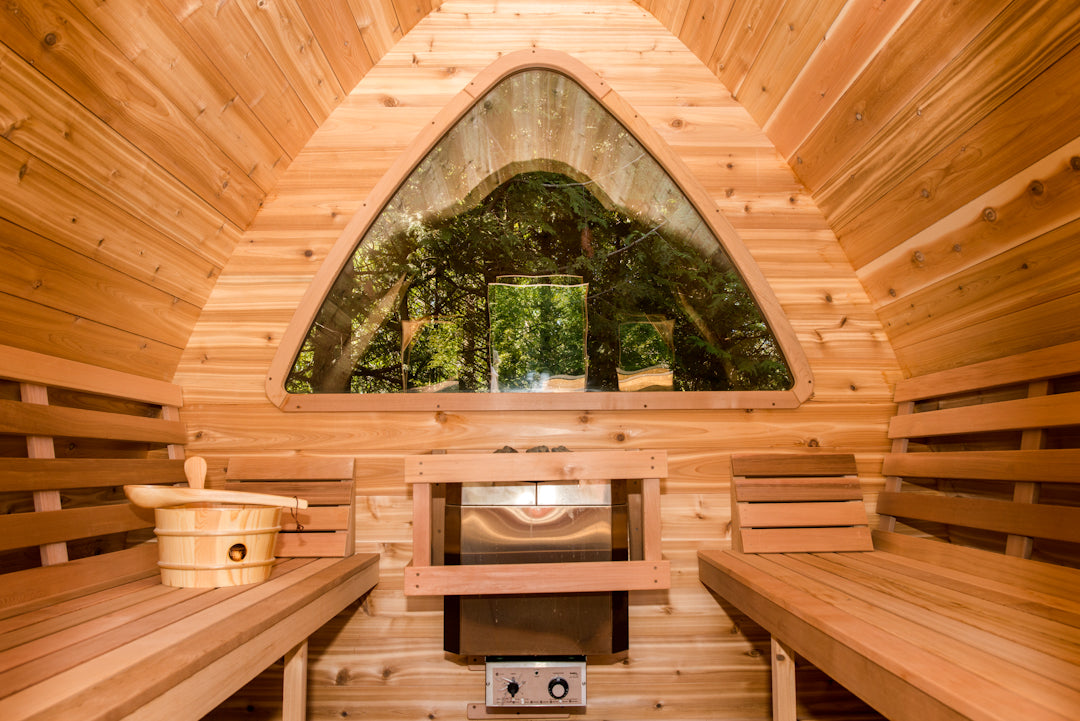 Pod with Porch - Red cedar wood