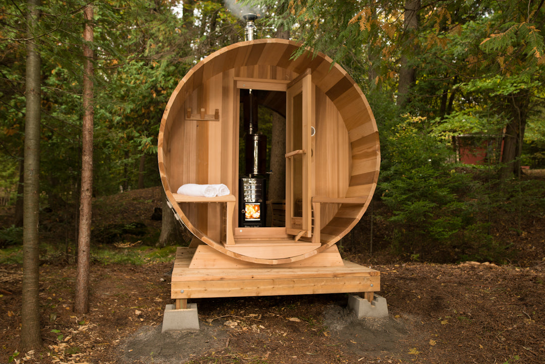 Panoramic with Porch - Red cedar wood