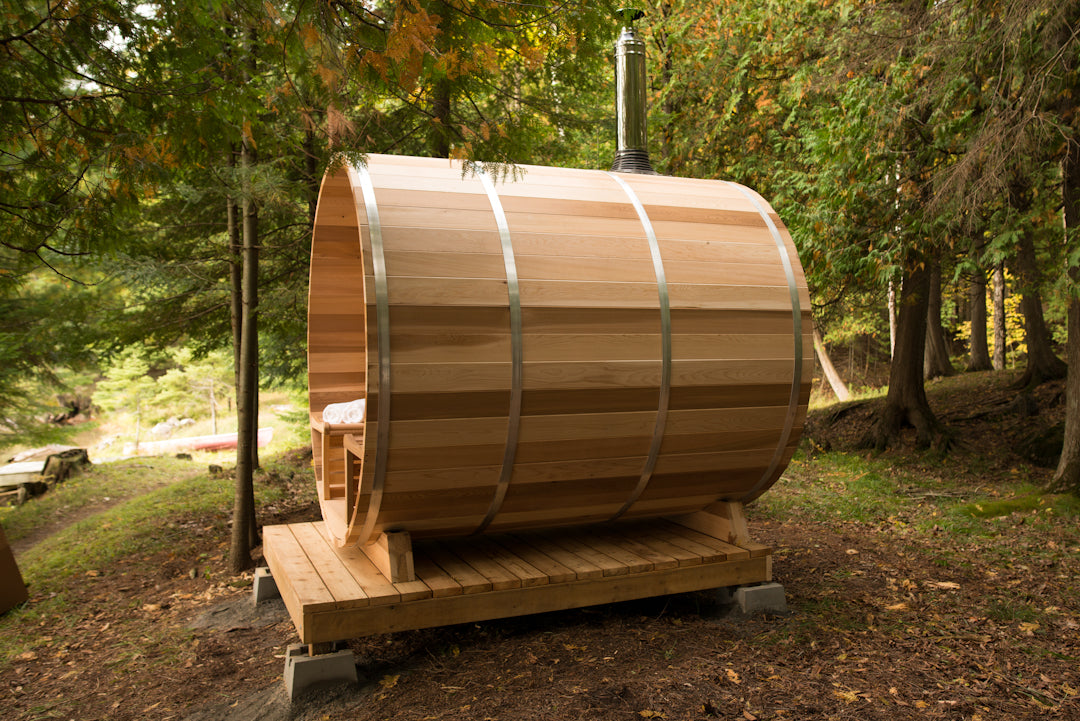 Panoramic with Porch - Red cedar wood