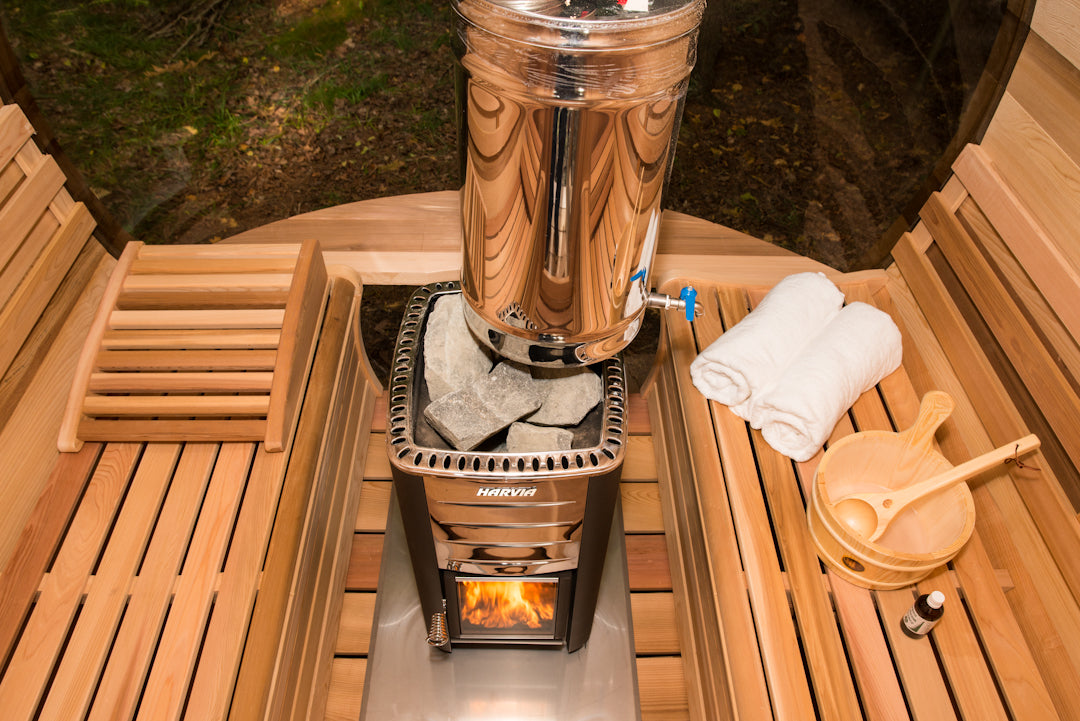 Panoramic with Porch - Red cedar wood