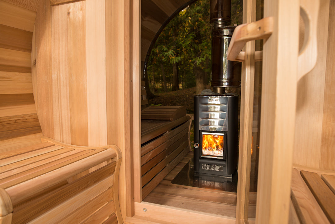 Panoramic with Porch - Red cedar wood