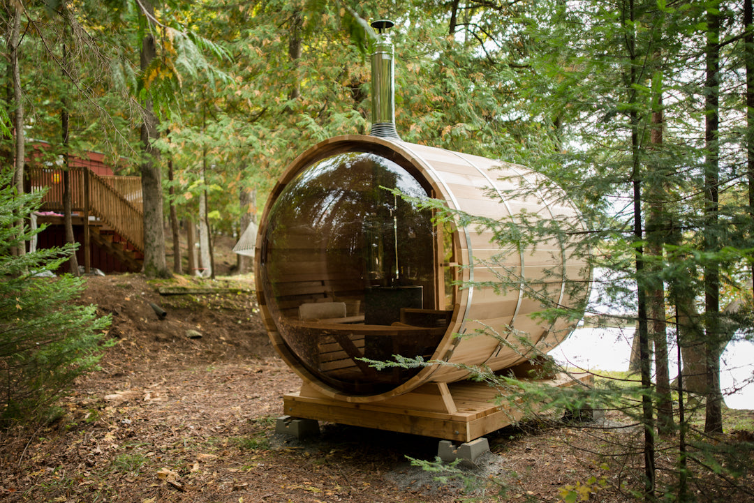 Panoramic with Porch - Red cedar wood