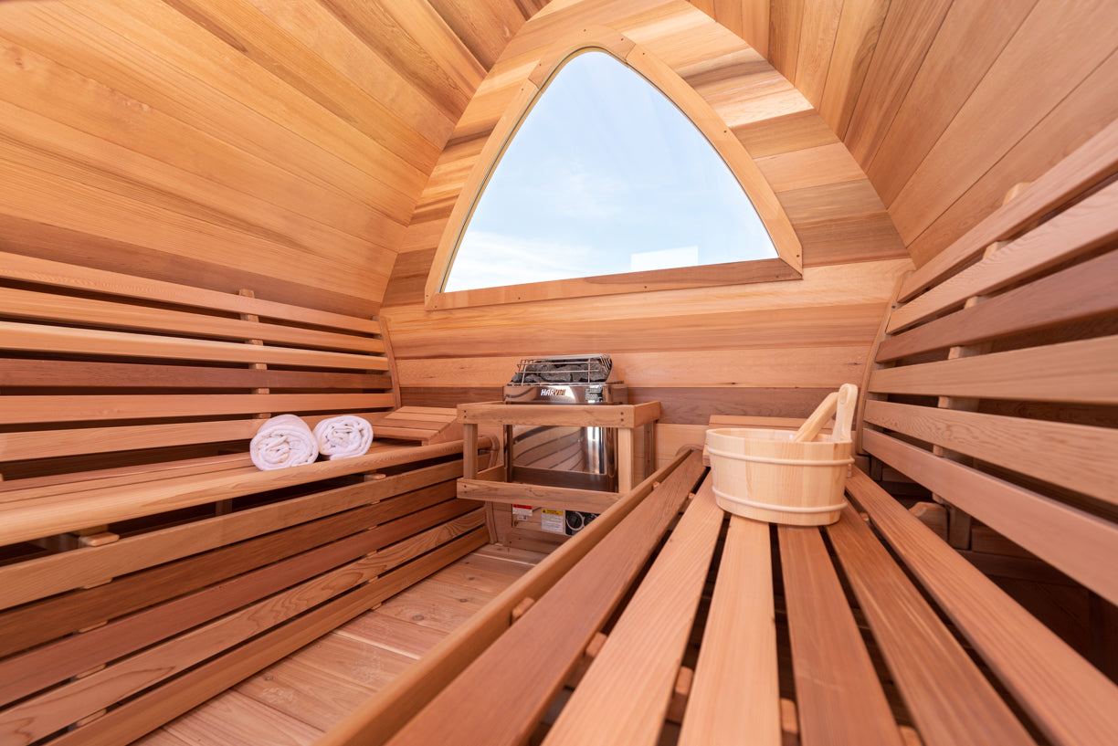 Pod with Changeroom - Red cedar wood