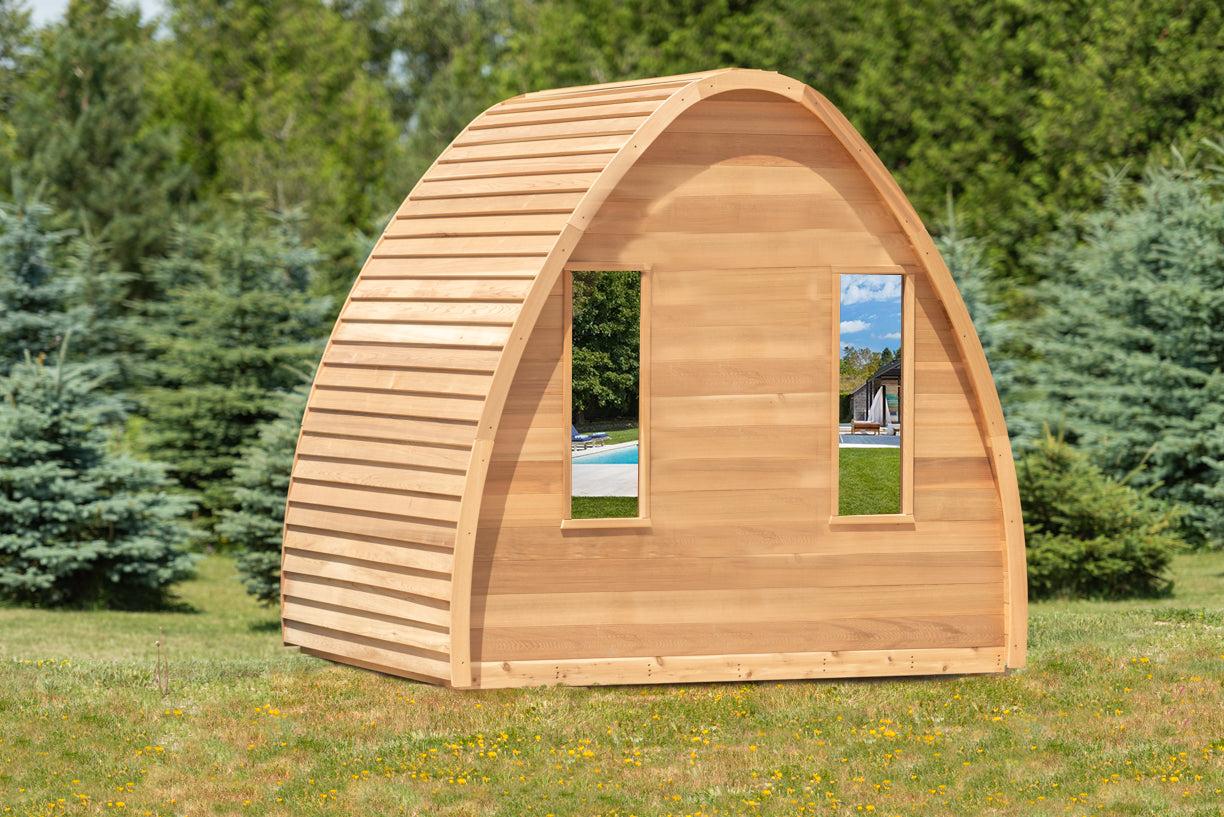 Pod with Changeroom - Red cedar wood