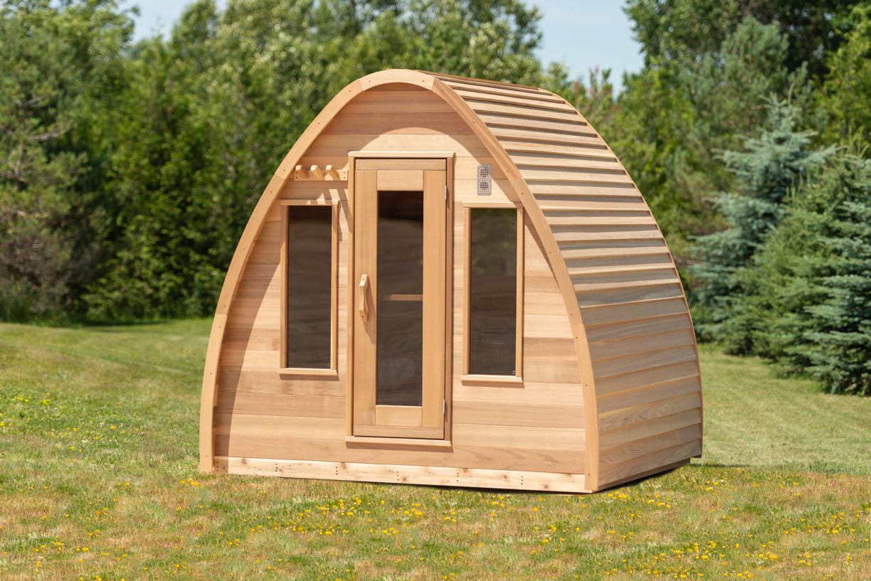 Pod with Changeroom - Red cedar wood