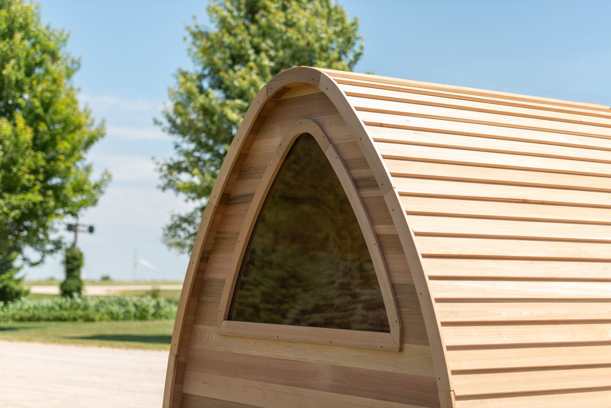 Pod with Changeroom - Red cedar wood