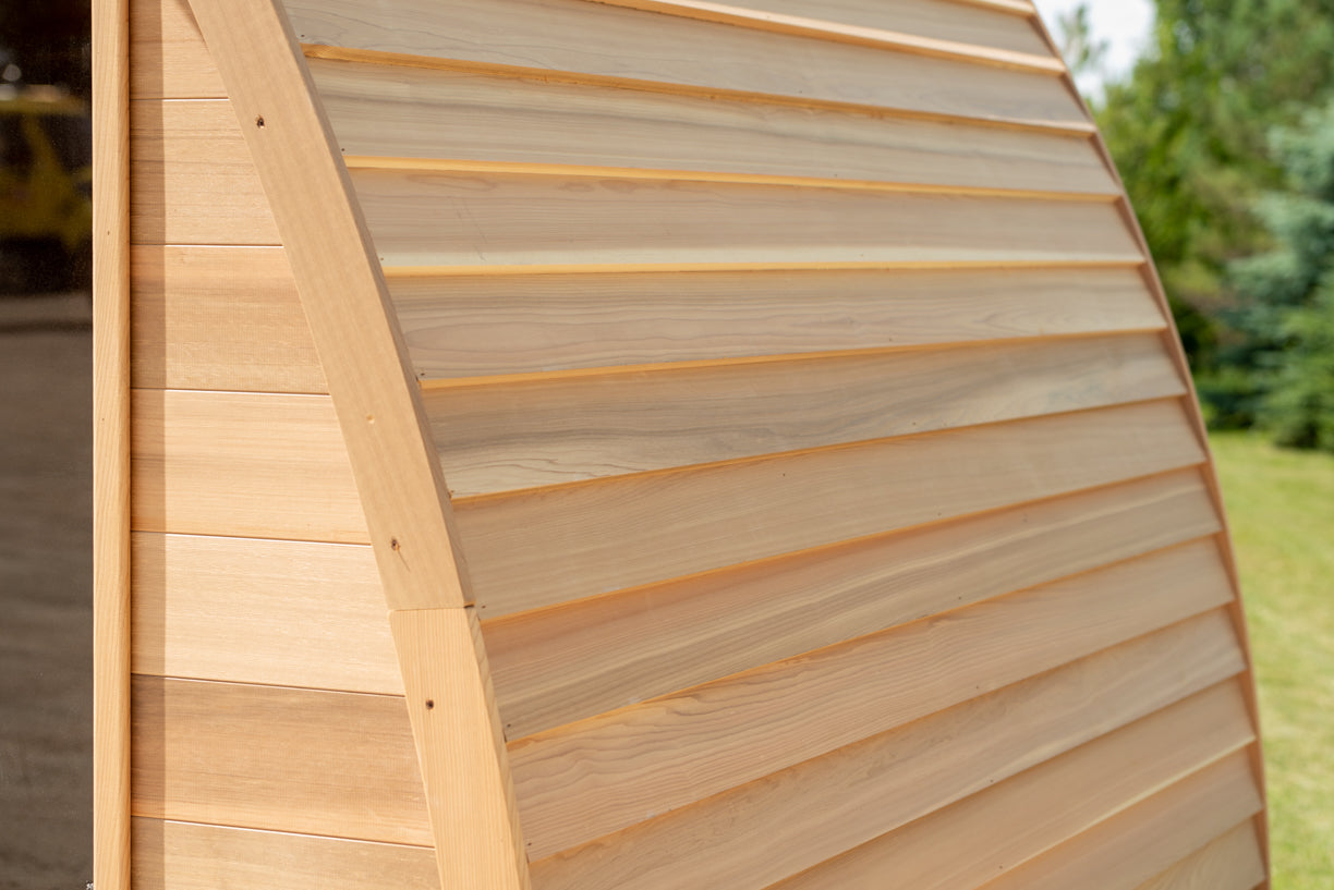 Pod with Changeroom - Red cedar wood