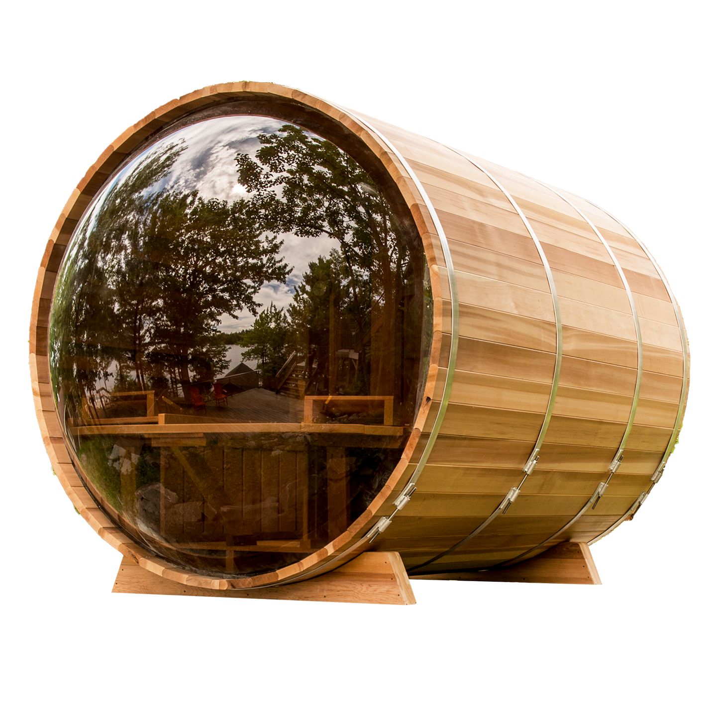 Panoramic with Changeroom - Red cedar wood