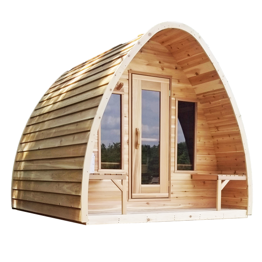 Pod with Porch - Red cedar wood